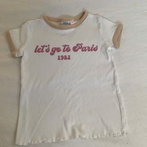 Adorable Zara top size 3-4